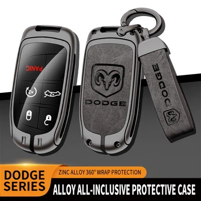 Dodge Leather Key Fob Cover